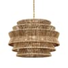 Antique-Burnished Brass / Natural Abaca