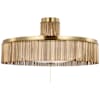 Antique-Burnished Brass / White Glass