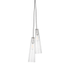 Polished Nickel / Clear Glass