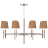 Polished Nickel / Natural Leather