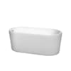 White / Polished Chrome Trim