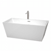White / Brushed Nickel Trim