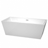 White / Brushed Nickel Trim