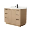 Light Straw / Giotto Quartz Top / Matte Black Hardware