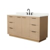 Light Straw / Giotto Quartz Top / Matte Black Hardware