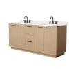 Light Straw / Giotto Quartz Top / Matte Black Hardware