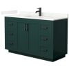 Green / Giotto Quartz Top / Matte Black Hardware