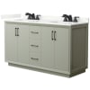 Light Green / Giotto Quartz Top / Matte Black Hardware