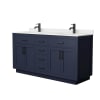 Dark Blue / Giotto Quartz Top / Matte Black Hardware