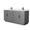 Dark Gray / Giotto Quartz Top / Matte Black Hardware