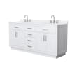 White / White Quartz Top / Brushed Nickel Hardware