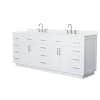 White / White Quartz Top / Brushed Nickel Hardware