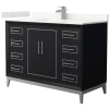 Black / Giotto Quartz Top / Brushed Nickel Hardware