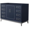 Dark Blue / Brushed Nickel Hardware