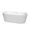 White / Polished Chrome Trim