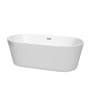 White / Brushed Nickel Trim