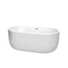 White / Brushed Nickel Trim