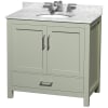 Light Green / Brushed Nickel Hardware