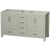 Light Green / Brushed Nickel Hardware