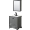 Dark Gray / Giotto Quartz Top / Matte Black Hardware