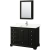 Dark Espresso / Giotto Quartz Top / Polished Chrome Hardware