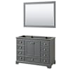 Dark Gray / Polished Chrome Hardware