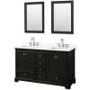 Dark Espresso / Giotto Quartz Top / Polished Chrome Hardware