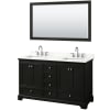 Dark Espresso / Giotto Quartz Top / Polished Chrome Hardware