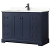 Dark Blue / Giotto Quartz Top / Matte Black Hardware