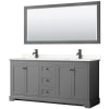 Dark Gray / Giotto Quartz Top / Matte Black Hardware