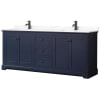 Dark Blue / Giotto Quartz Top / Matte Black Hardware