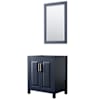 Dark Blue / Brushed Gold Hardware