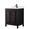 Dark Espresso / Giotto Quartz Top / Matte Black Hardware