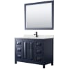 Dark Blue / Giotto Quartz Top / Matte Black Hardware