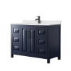 Dark Blue / Giotto Quartz Top / Matte Black Hardware