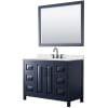 Dark Blue / Giotto Quartz Top / Matte Black Hardware