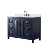 Dark Blue / Giotto Quartz Top / Matte Black Hardware