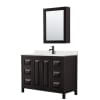 Dark Espresso / Giotto Quartz Top / Matte Black Hardware