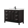 Dark Espresso / Giotto Quartz Top / Matte Black Hardware