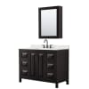 Dark Espresso / Giotto Quartz Top / Matte Black Hardware