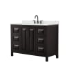 Dark Espresso / Giotto Quartz Top / Matte Black Hardware