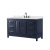 Dark Blue / Giotto Quartz Top / Matte Black Hardware