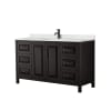 Dark Espresso / Giotto Quartz Top / Matte Black Hardware