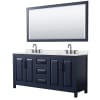 Dark Blue / Giotto Quartz Top / Matte Black Hardware