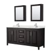 Dark Espresso / Giotto Quartz Top / Polished Chrome Hardware