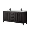 Dark Espresso / Giotto Quartz Top / Matte Black Hardware