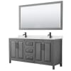 Dark Gray / Giotto Quartz Top / Matte Black Hardware