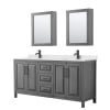 Dark Gray / Giotto Quartz Top / Matte Black Hardware