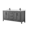 Dark Gray / Giotto Quartz Top / Matte Black Hardware