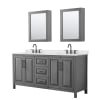 Dark Gray / Giotto Quartz Top / Matte Black Hardware